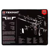 Tekmat 20x15 Ultra Handgun MAT for 1911 - top view
